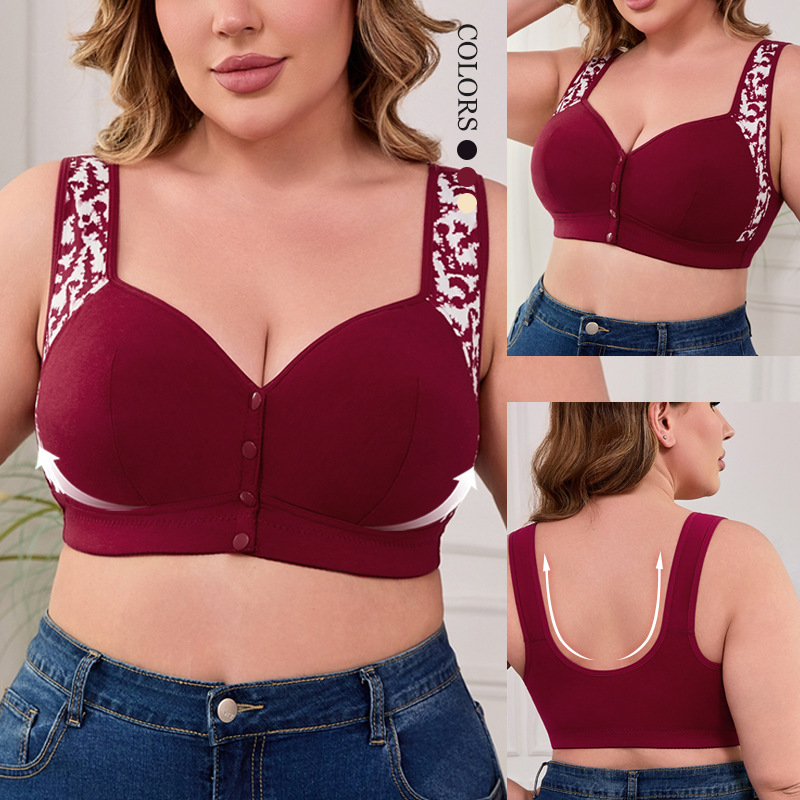 XL-7XL Artı Boyutu Ön Toka Sut - Wirefree Bra Comfort incelemesi ve fiyatı
